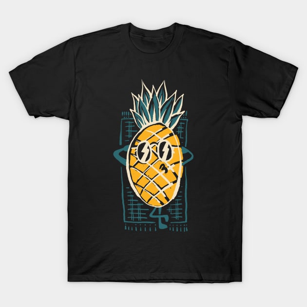 Pineapple Sunbathe T-Shirt by quilimo